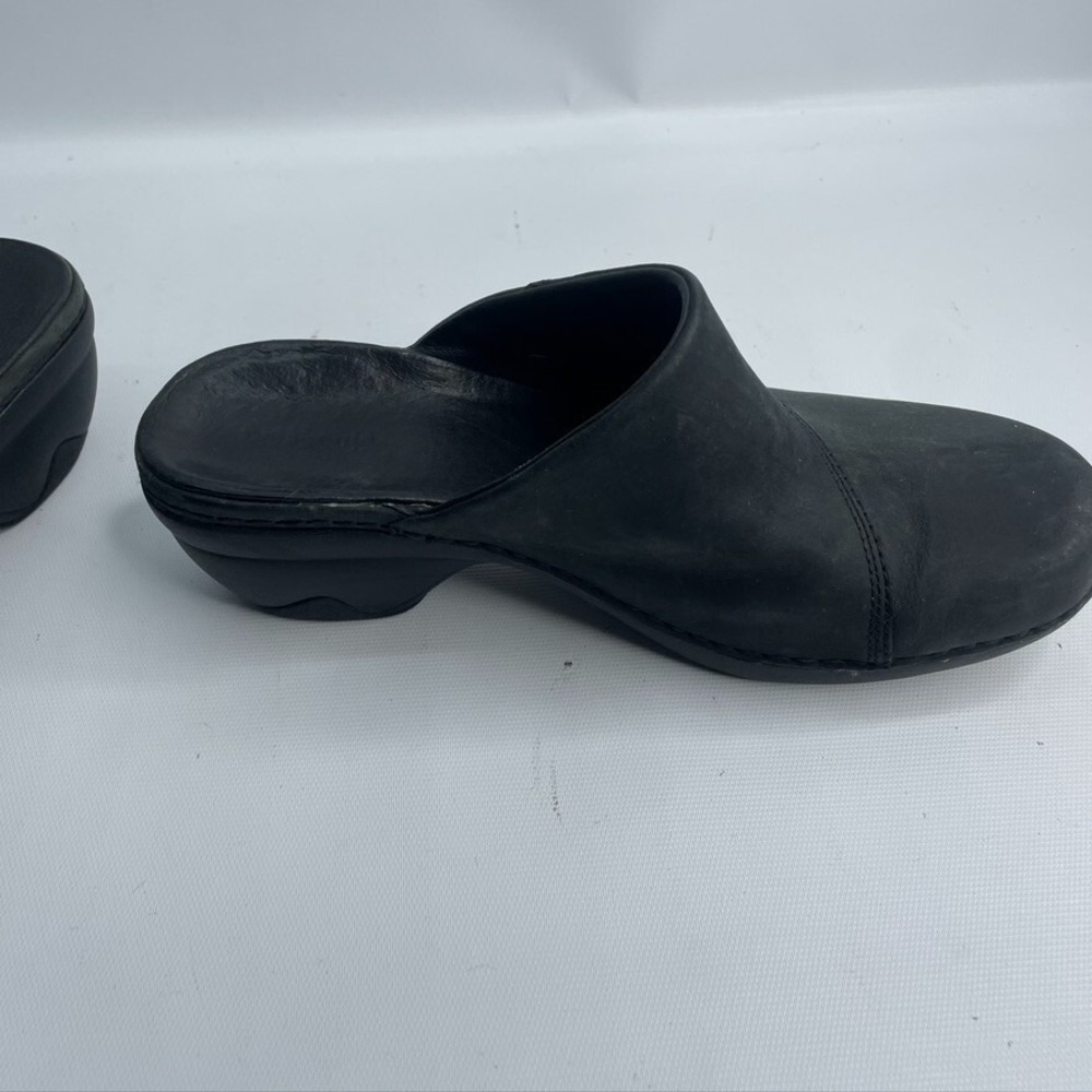 Patagonia Size 8.5 Better Clog Slide‎ Mules Leather Shoe Black Style T11500 - Picture 6 of 8